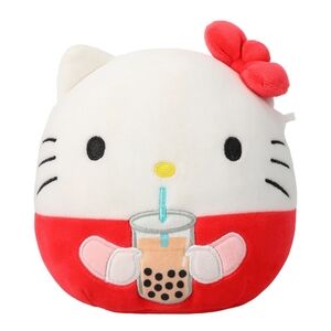 Squishmallow Hello Kitty Boba Tea